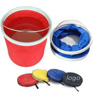 floatation device, folding bucket, foldable buckets, floating, float on, boating cleaning supplies